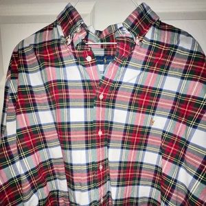 Polo Ralph Lauren - Long Sleeves - 2XB Plaid Oxford Shirt